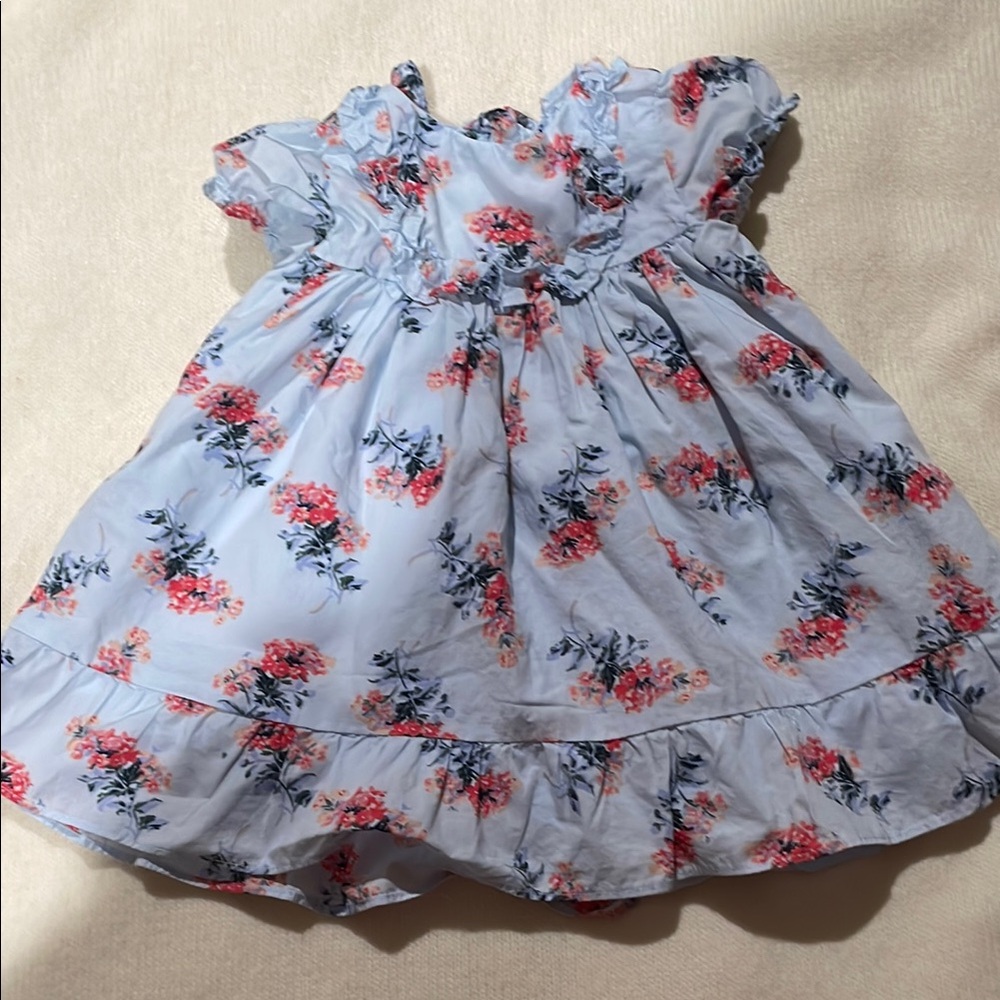 Janie and Jack Blue Floral Kids Dress